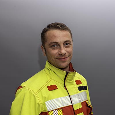 Gemeindebrandmeister bei technischer Hilfe